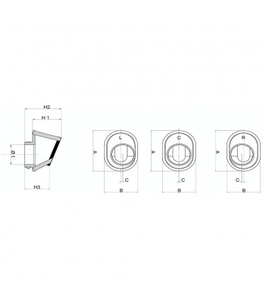 Filtro de aire cromado carburador REF FBPF50-70SD