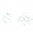 Filtro de aire carburador doble cuerpo REF FM3092