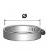 Abrazadera inoxidable para tubo flexible 76mm